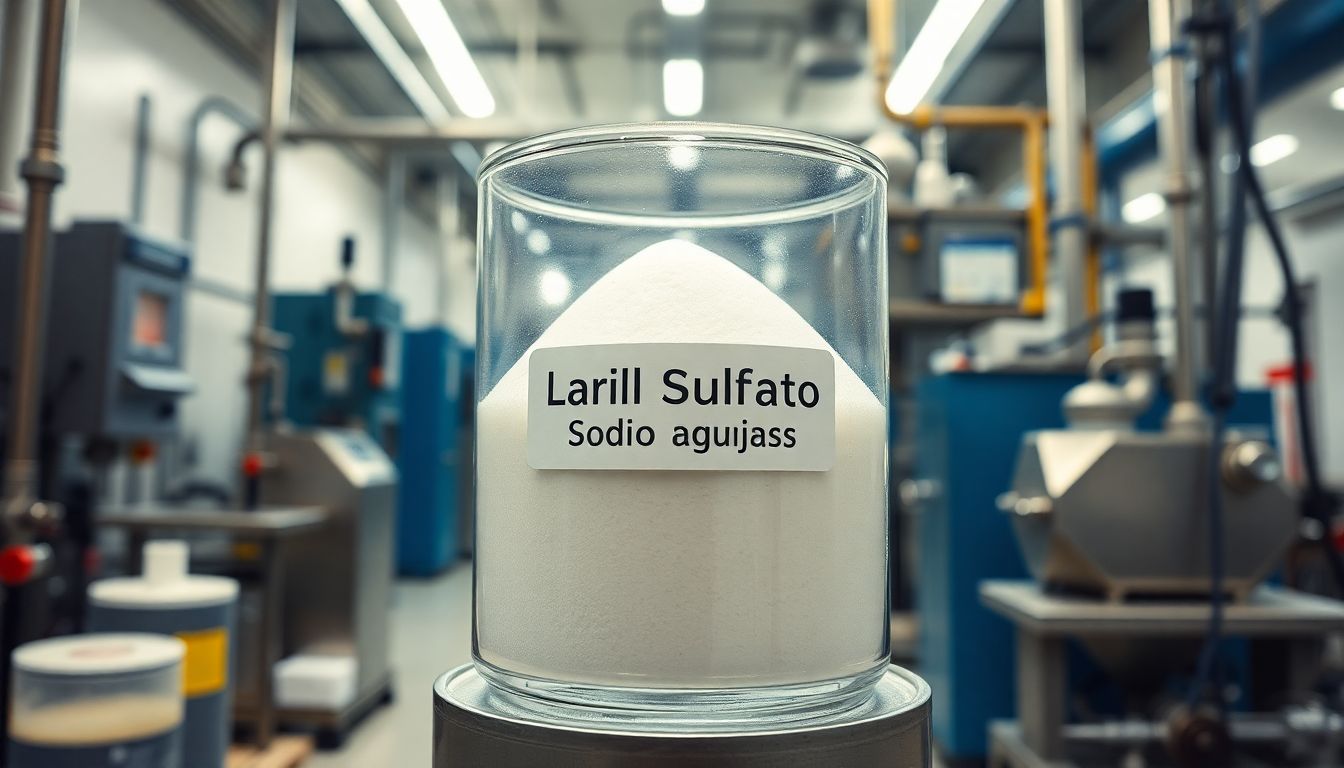 Lauril Sulfato de Sodio Agujas